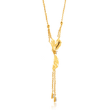 Wild Leafy Trio Diamond Necklace