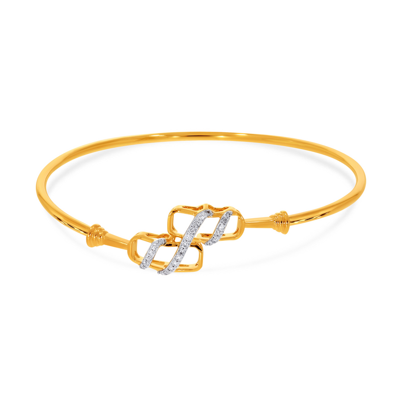 Subtle Symmetry Diamond Noa Bangle
