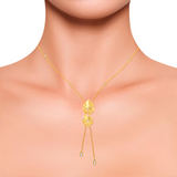 Bonding of Monstera Diamond Necklace