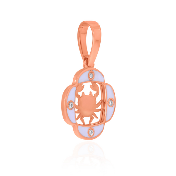 Cancer Moonlit Essence Diamond Pendant