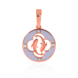 Pisces Ocean Flow Diamond Pendant
