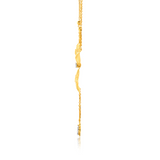 Wild Leafy Trio Diamond Necklace