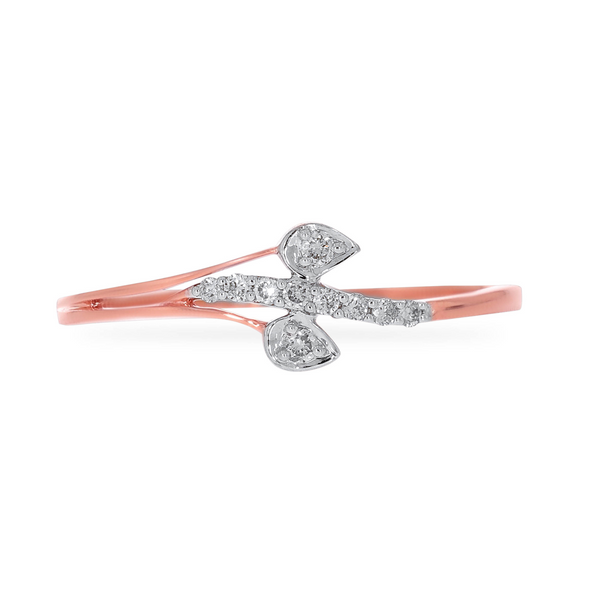 Rosy Buds Diamond Ring