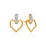 Reflecting Depth Of Love Diamond Earrings