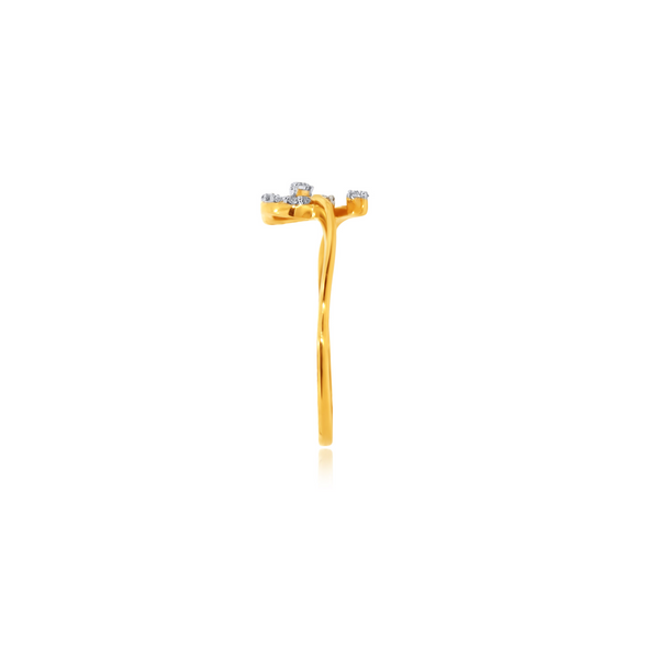 Budding Dazzle Diamond Ring