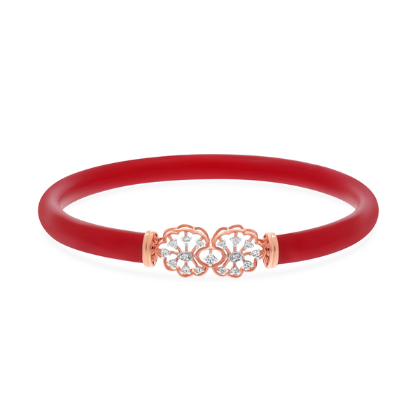 Floral Bling Diamond Pola Bangle