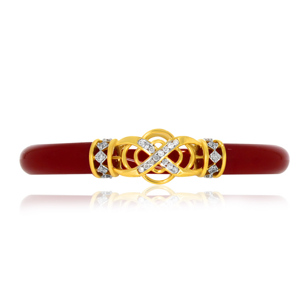 Maroon Infinity Diamond Pola