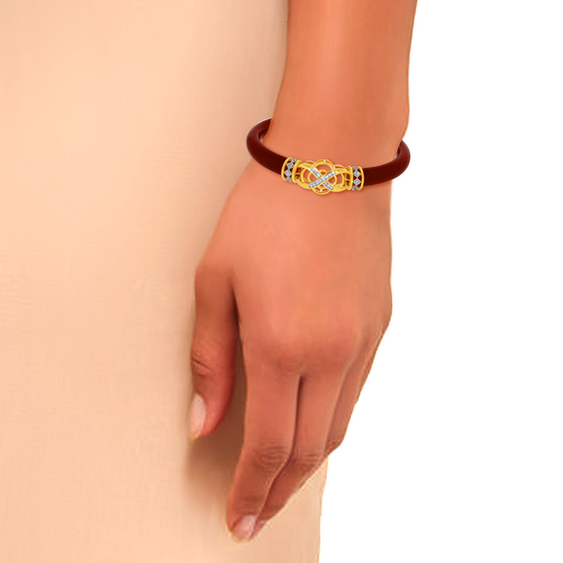 Maroon Infinity Diamond Pola