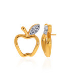 Yellow Gold Kids Diamond Studs Earrings