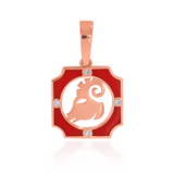 Aries Stellar Spark Diamond Pendant