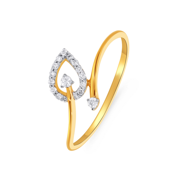 Budding Dazzle Diamond Ring