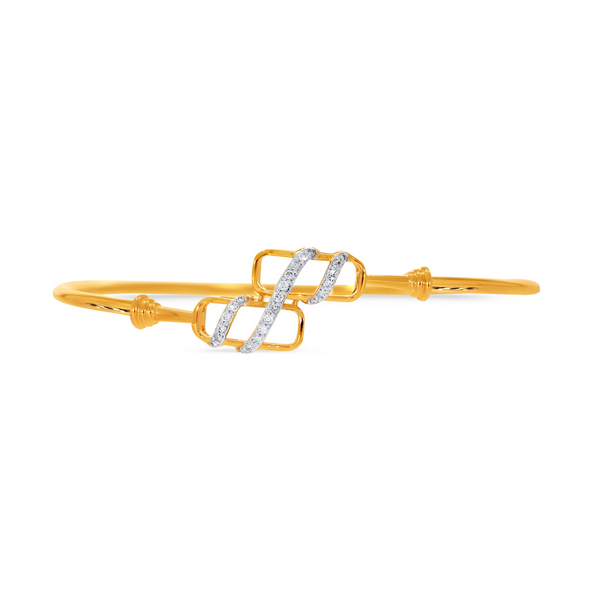 Subtle Symmetry Diamond Noa Bangle