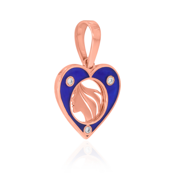 Virgo Ethereal Grace Diamond Pendant