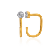 Minimal Luxe Diamond Ear Cuffs