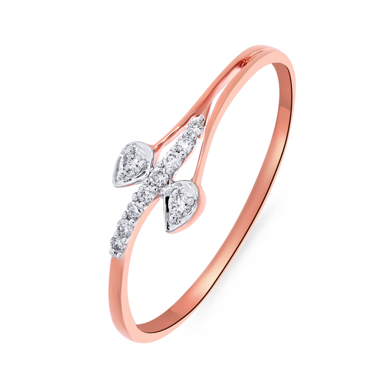 Rosy Buds Diamond Ring