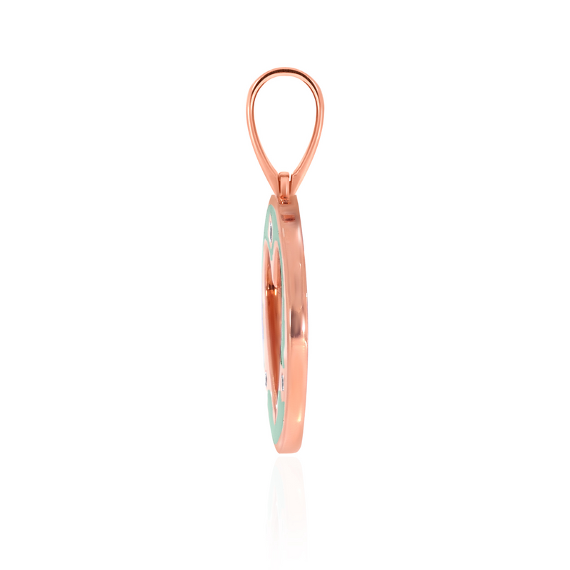 Gemini Heart Twin Diamond Pendant