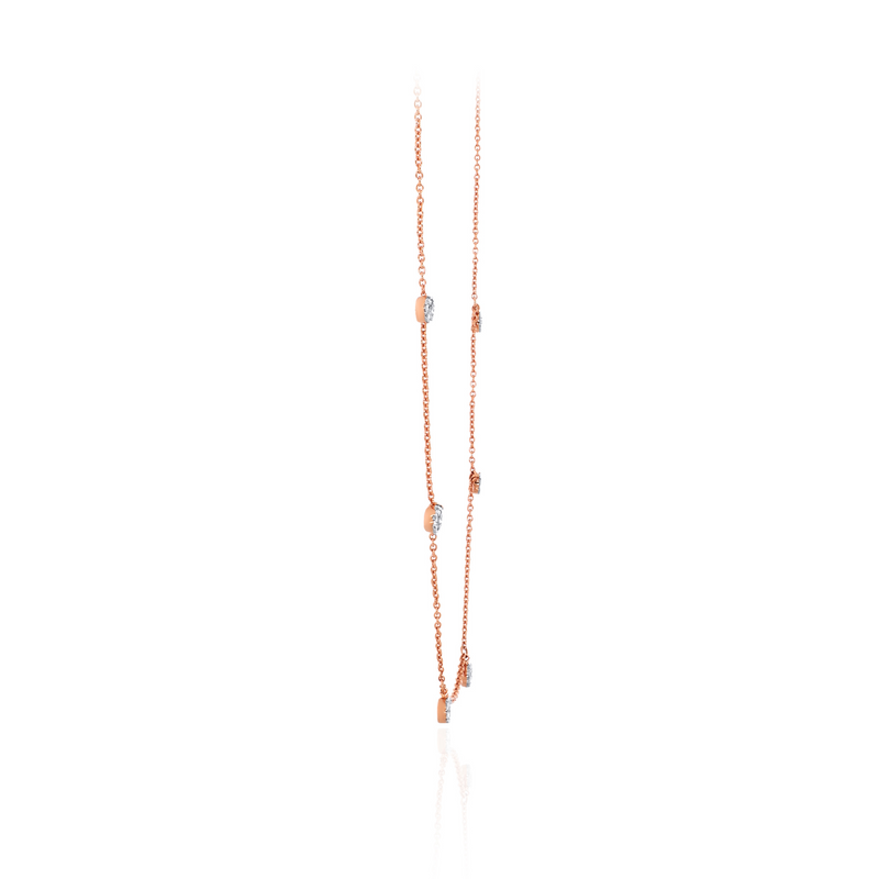 Serene Spark Diamond Gold Necklace