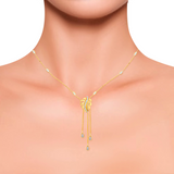 Tropical Leafage Diamond Necklace