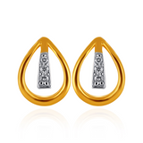 Chic Teardrop Diamond Studs