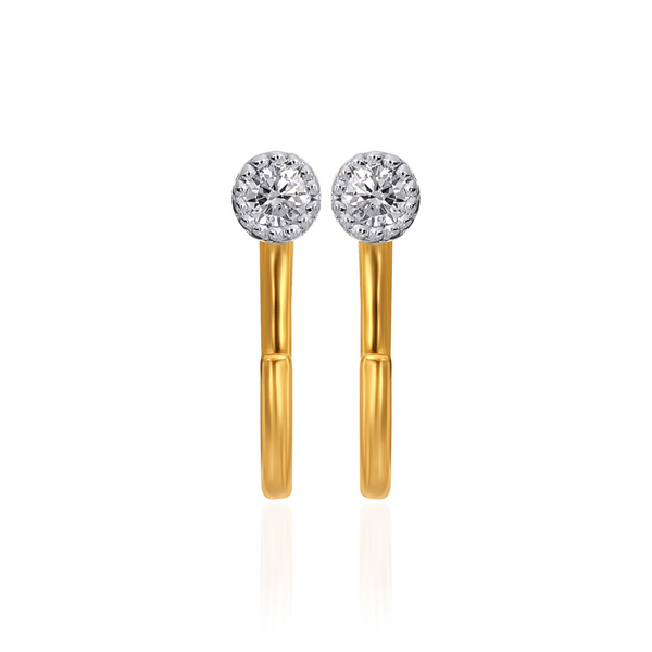 Minimal Luxe Diamond Ear Cuffs
