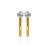 Minimal Luxe Diamond Ear Cuffs