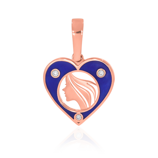 Virgo Ethereal Grace Diamond Pendant