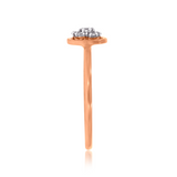 Rosy Bloom Diamond Ring