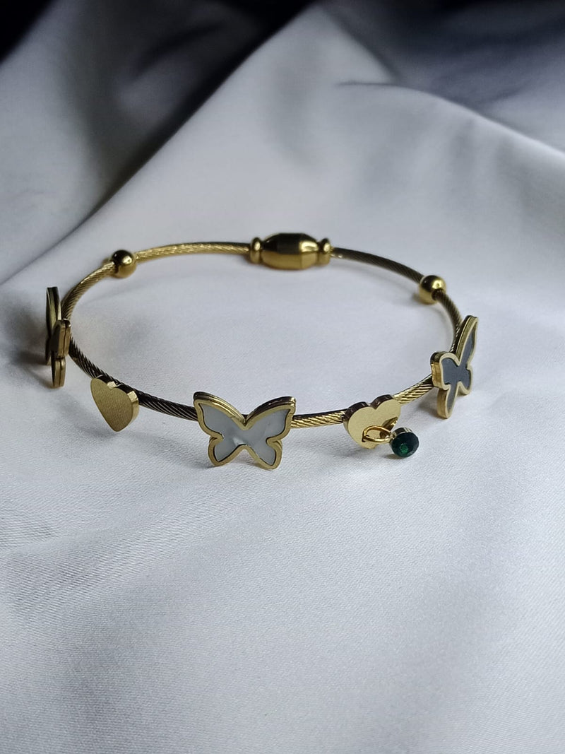 Golden Freedom butterfly Bracelet