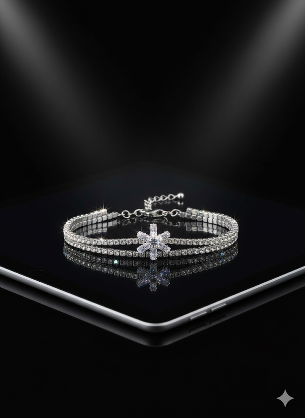 The "Double Tennis Chain" Bracelet