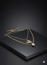 The Dual Nature Butterfly Gold Pendant