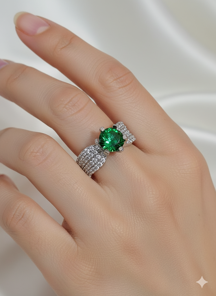 Emerald Isle Sparkle Ring