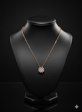The Rose Gold Blossom pendant