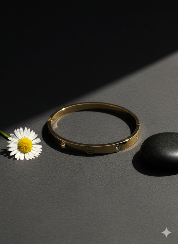 Flutter & Heart Cable Bracelet