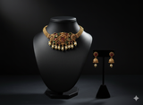 The Rajwadi Floral Choker Set