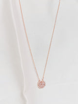The Rose Gold Blossom pendant