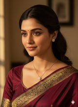 The Rose Gold Blossom pendant